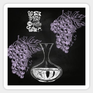 Wine blackboard #15 Sticker